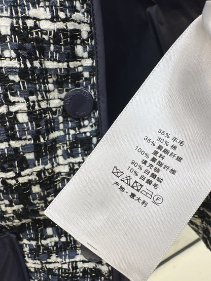 25 New snowflake woven down vest jacket