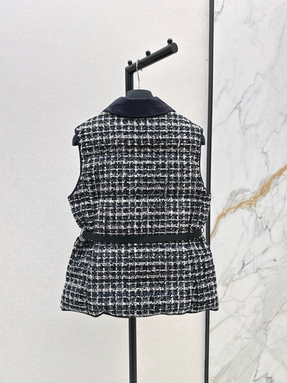 25 New snowflake woven down vest jacket