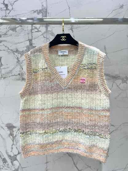 25 Gradient mohair vest