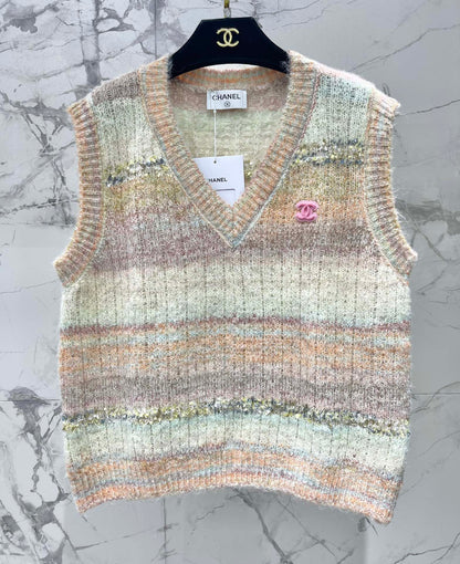 25 Gradient mohair vest