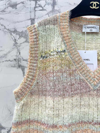 25 Gradient mohair vest