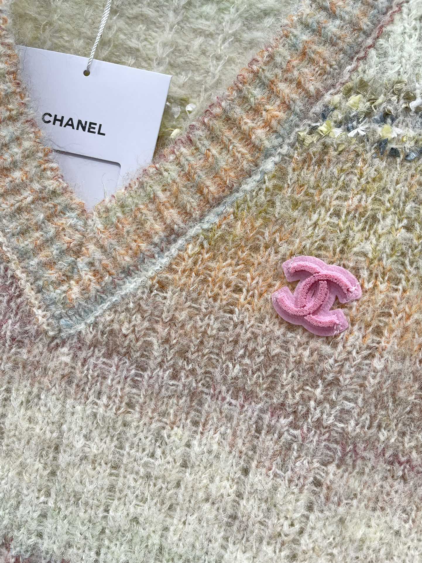 25 Gradient mohair vest