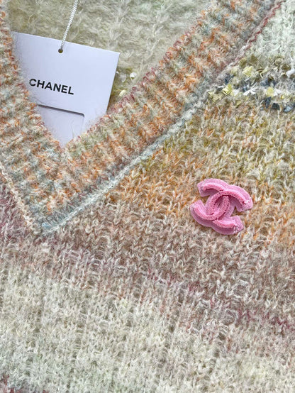 25 Gradient mohair vest