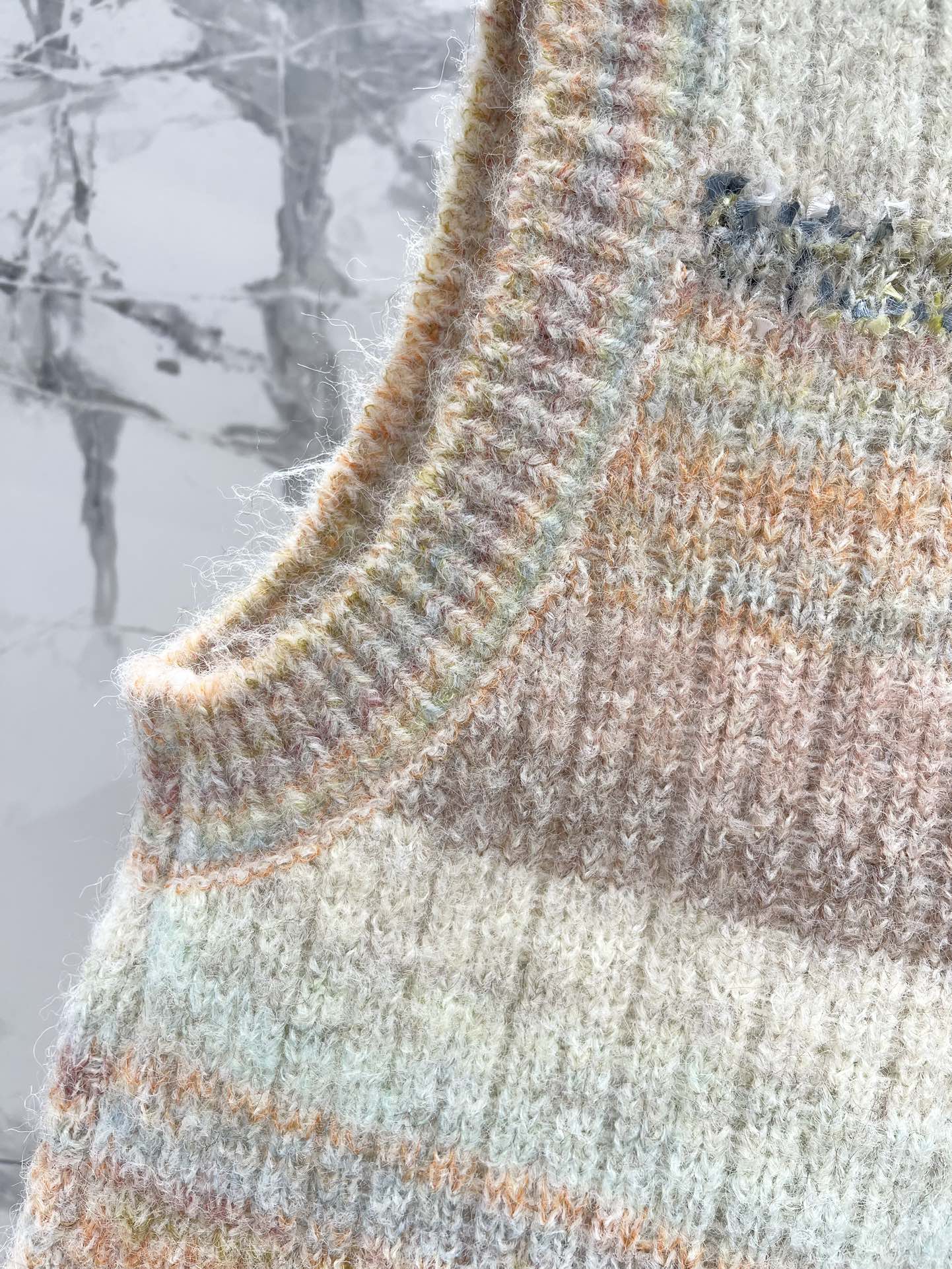 25 Gradient mohair vest