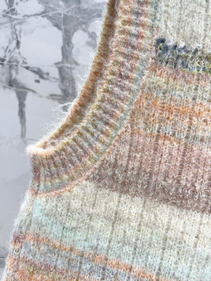 25 Gradient mohair vest
