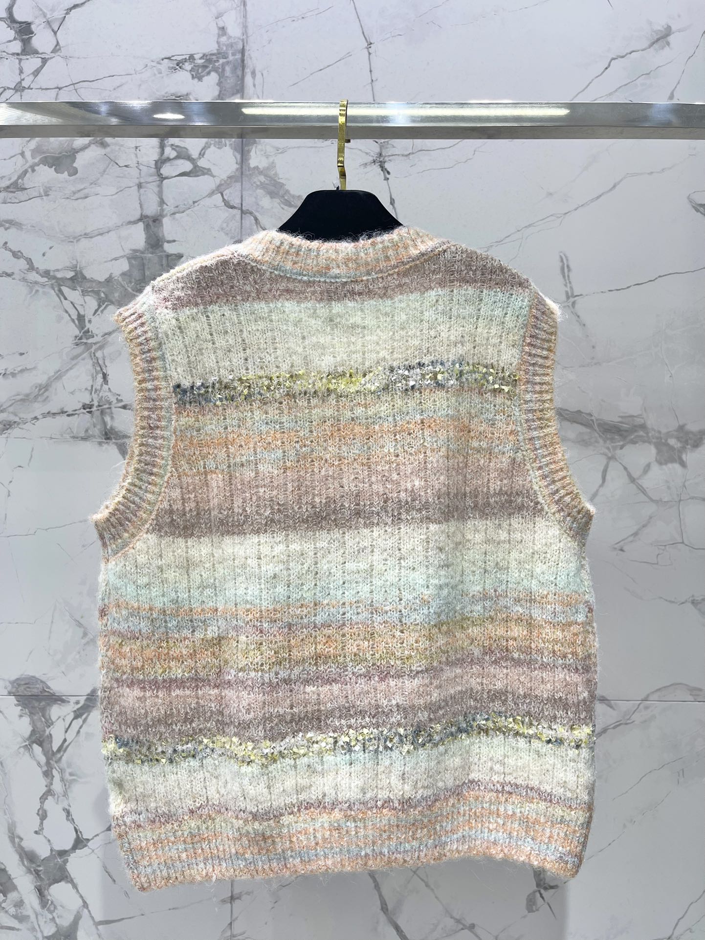 25 Gradient mohair vest