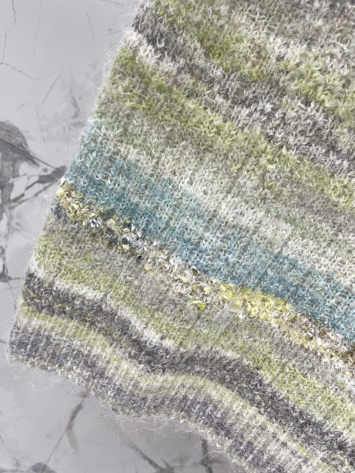 25 Gradient mohair vest