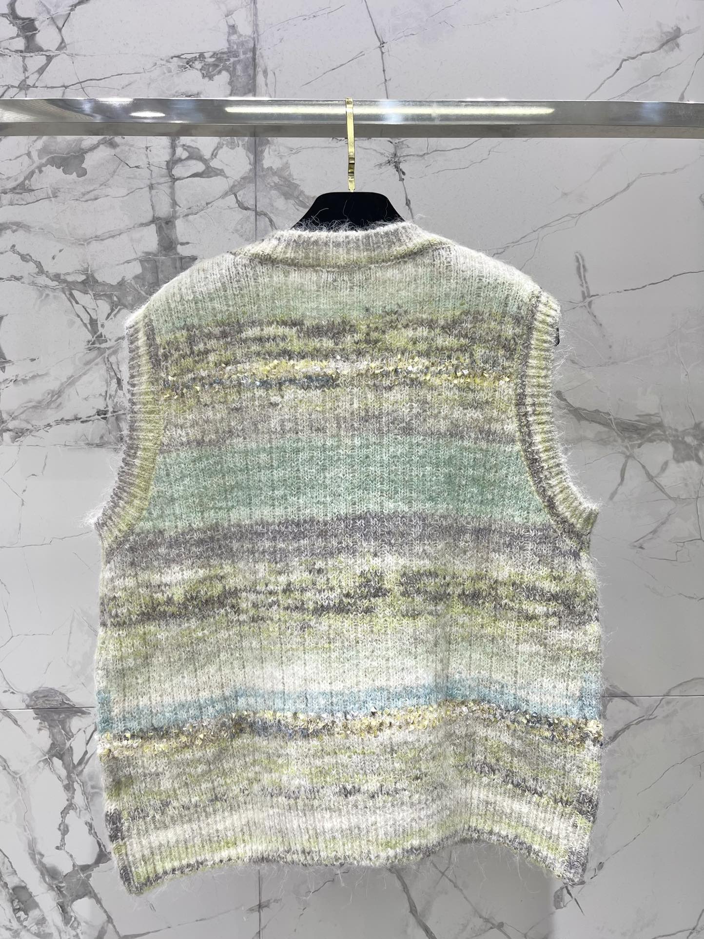 25 Gradient mohair vest