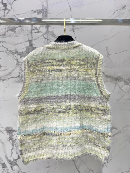 25 Gradient mohair vest