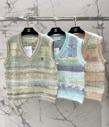 25 Gradient mohair vest