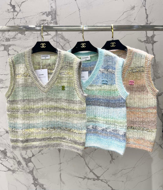 25 Gradient mohair vest
