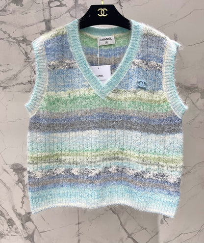 25 Gradient mohair vest