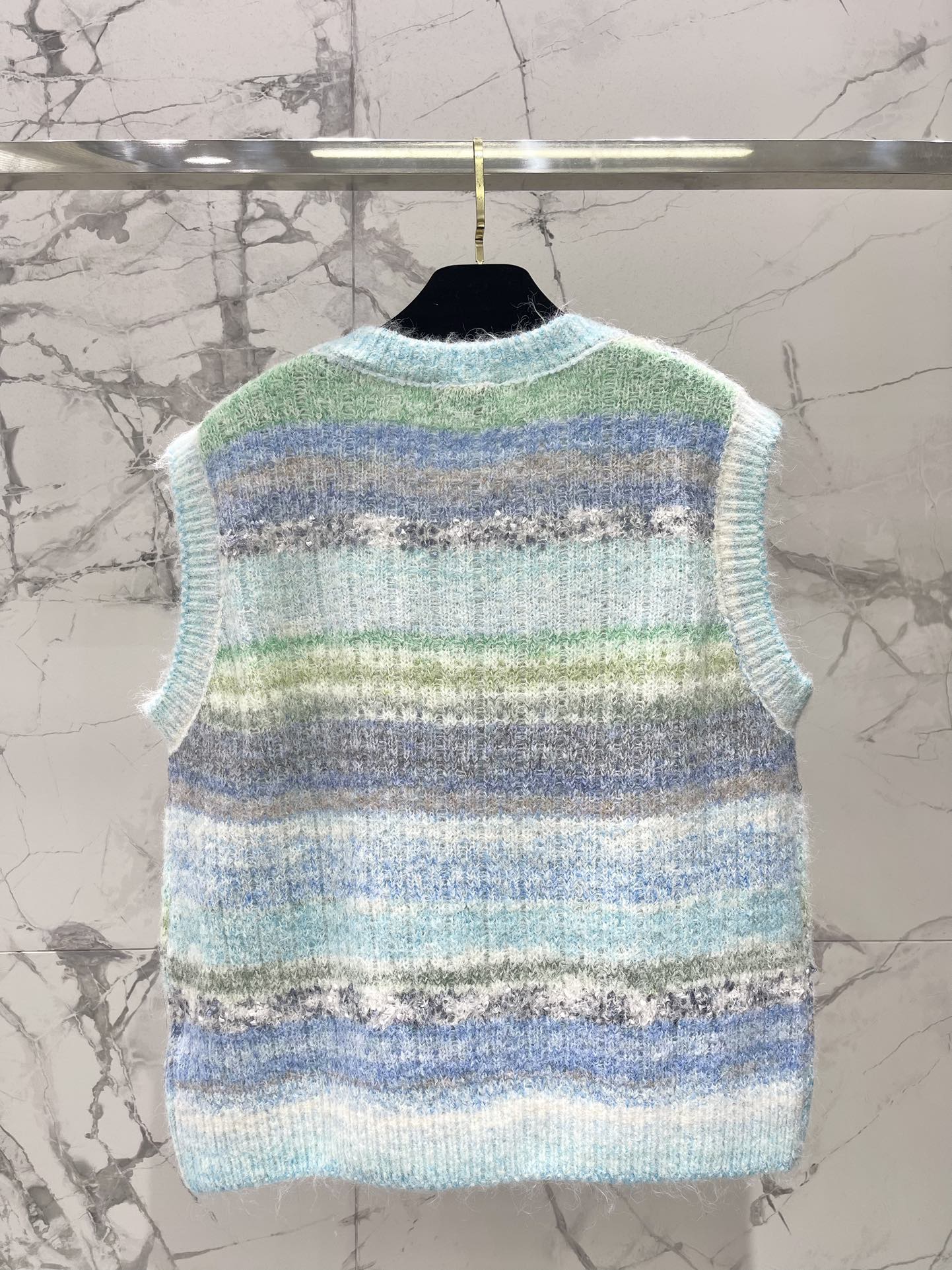 25 Gradient mohair vest