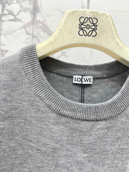 25 New Loose Cotton Blend Puzzle Pocket Knit wool Sweater