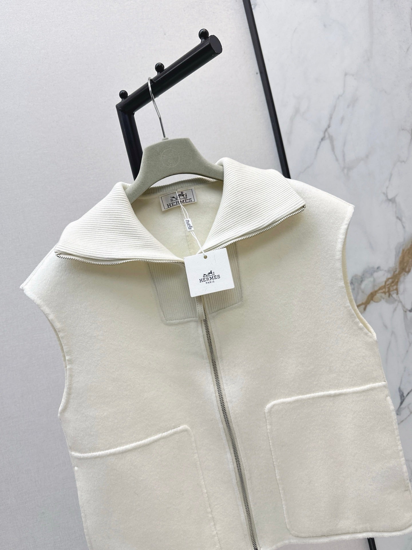 25 New wool cashmere vest jacket