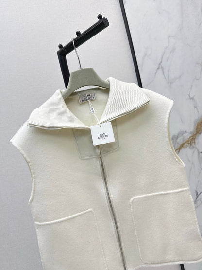25 New wool cashmere vest jacket