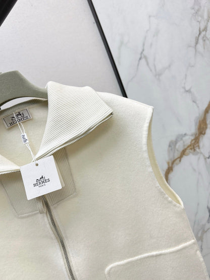 25 New wool cashmere vest jacket