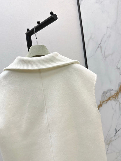 25 New wool cashmere vest jacket