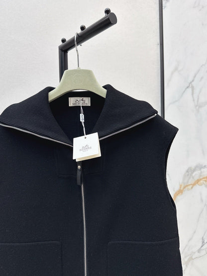 25 New wool cashmere vest jacket