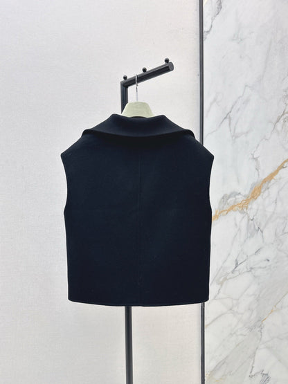 25 New wool cashmere vest jacket