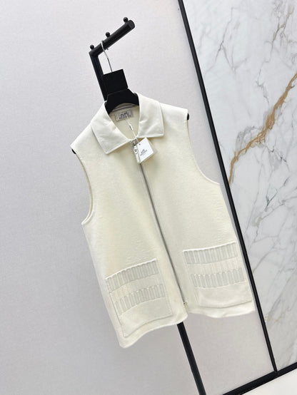 25 New wool cashmere vest jacket