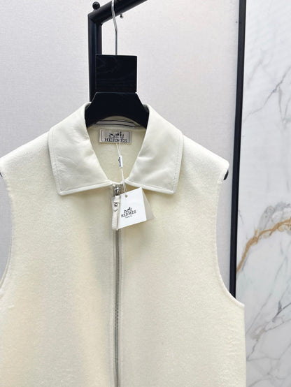 25 New wool cashmere vest jacket