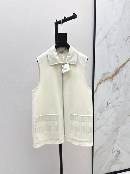 25 New wool cashmere vest jacket