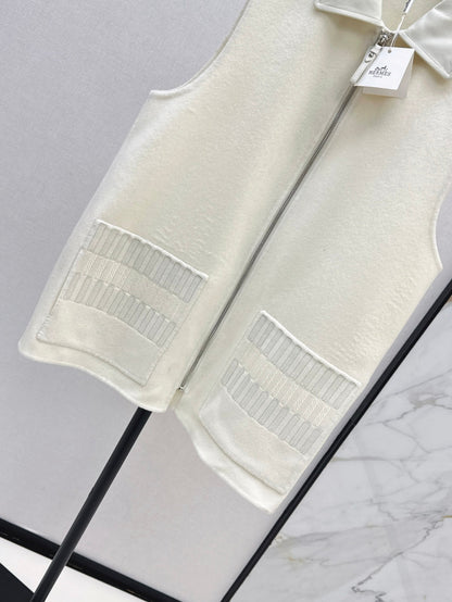 25 New wool cashmere vest jacket