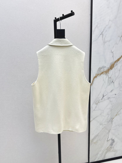 25 New wool cashmere vest jacket