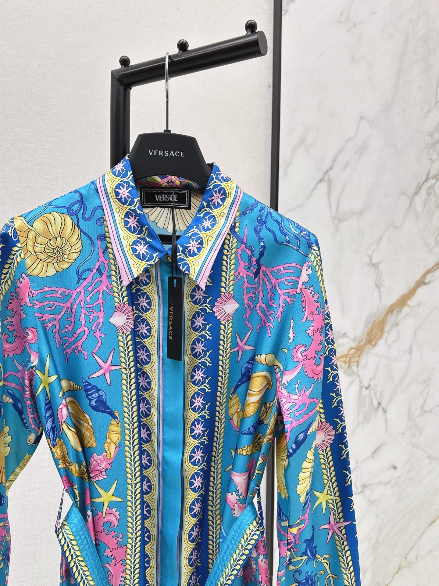 25fw new printed silk dress