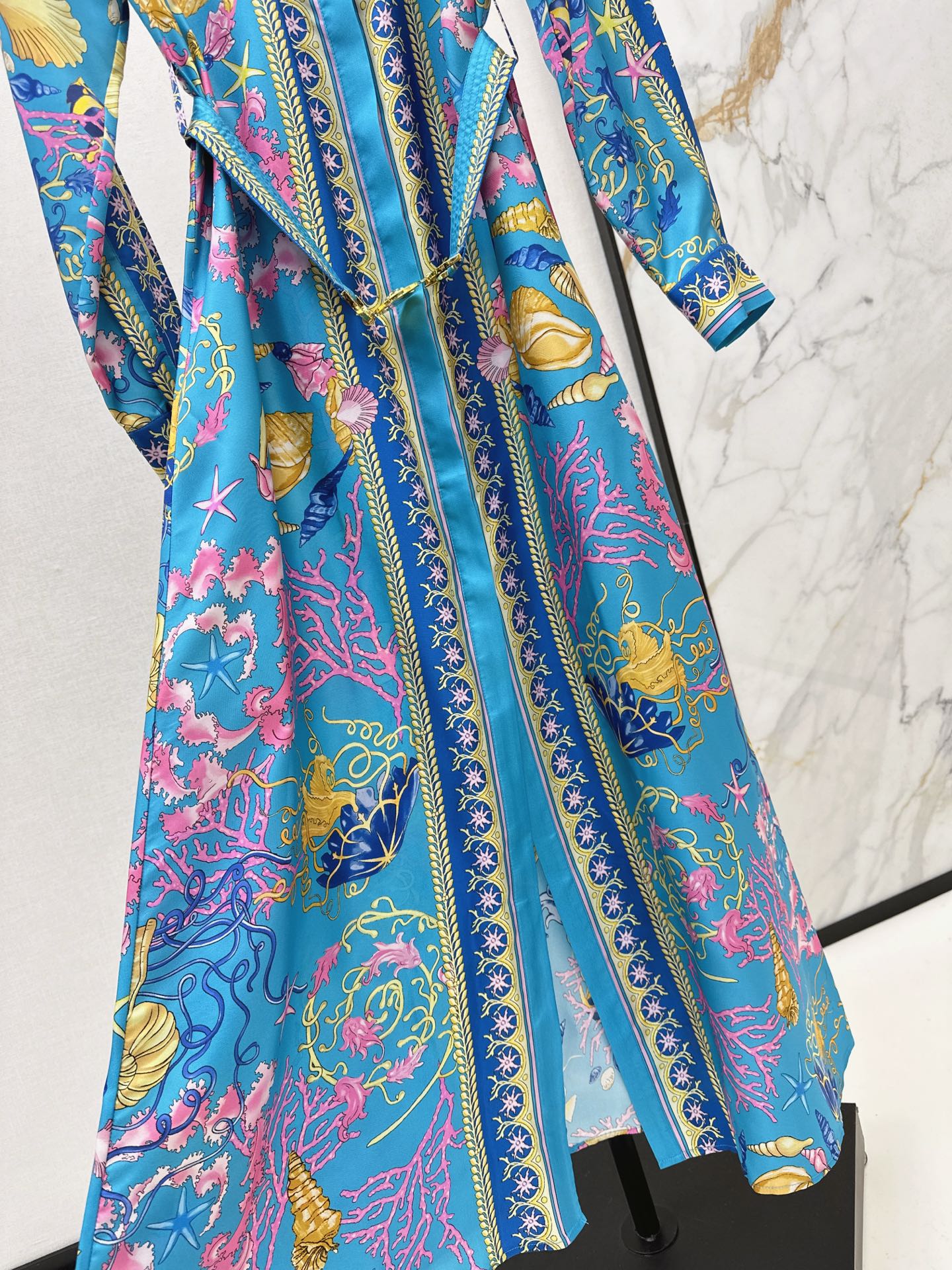 25fw new printed silk dress