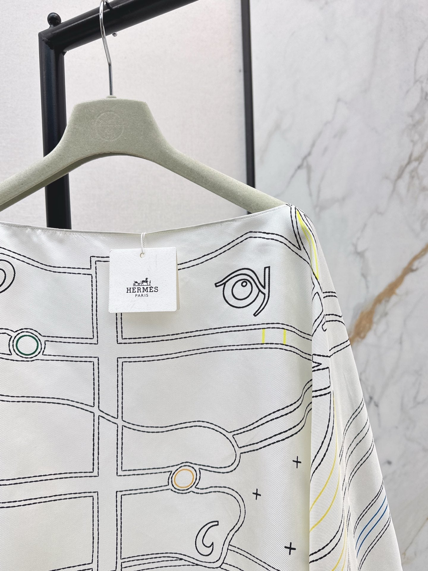 25fw new holiday floral silk cape shawl