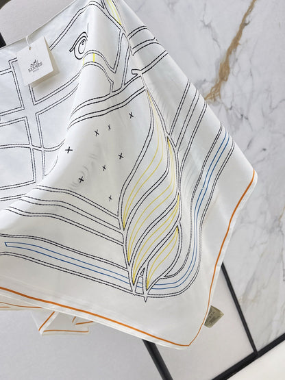 25fw new holiday floral silk cape shawl