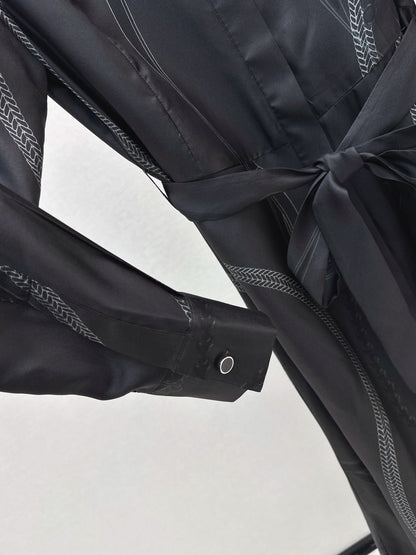 25fw new printed silk dress