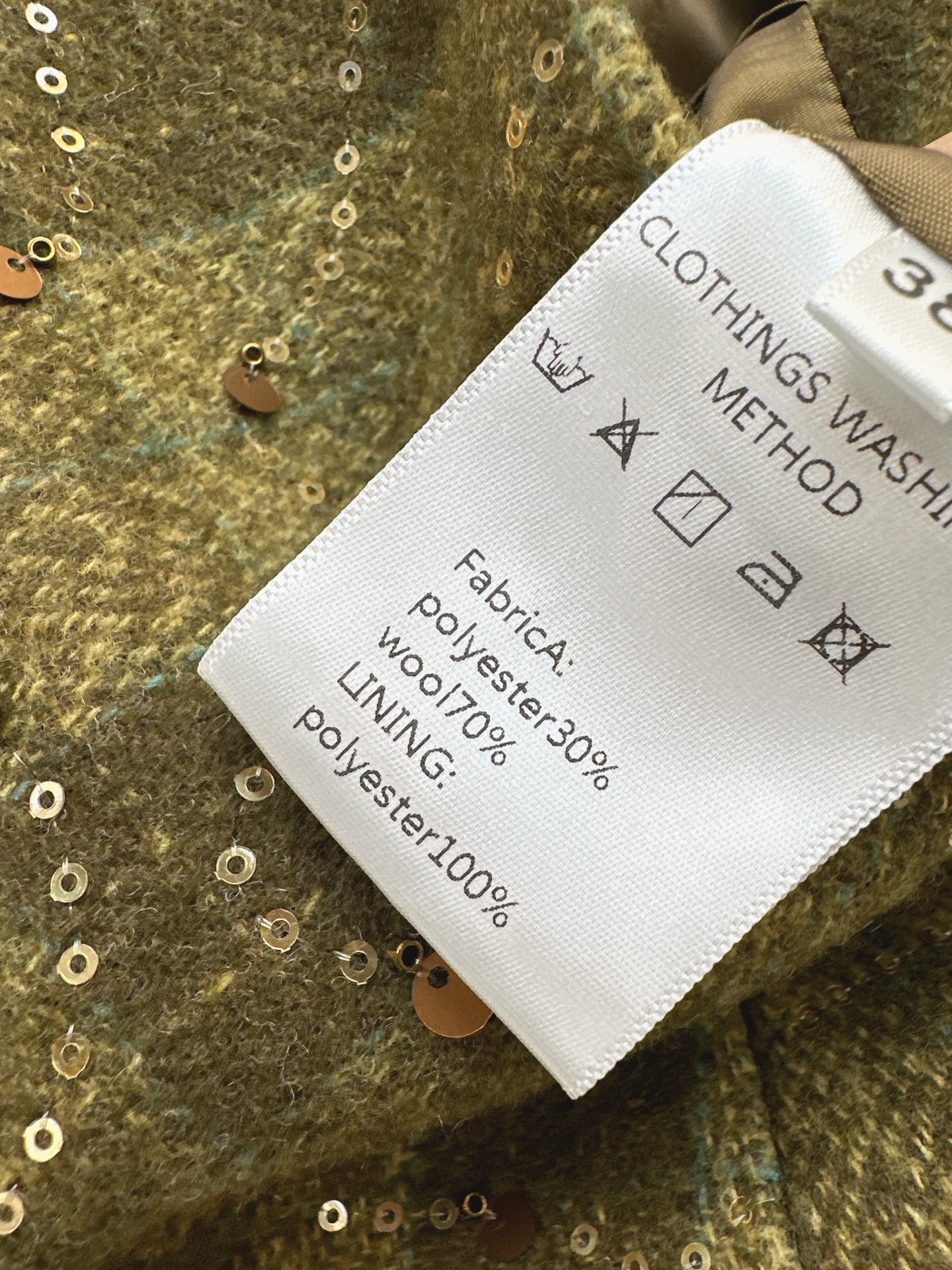 25 Plaid Series Beaded Sequin Shorts