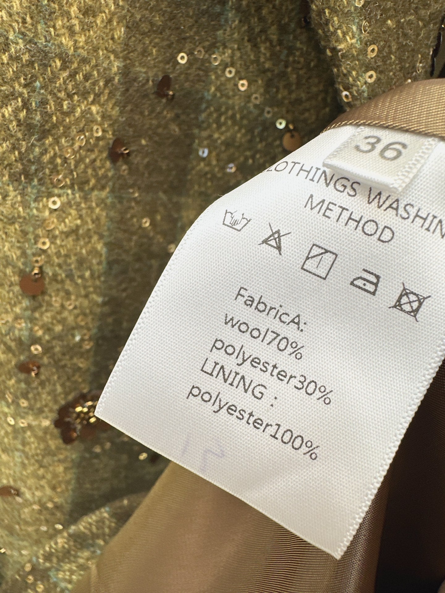 25 Plaid Series Beaded Sequin Fanl Jacket