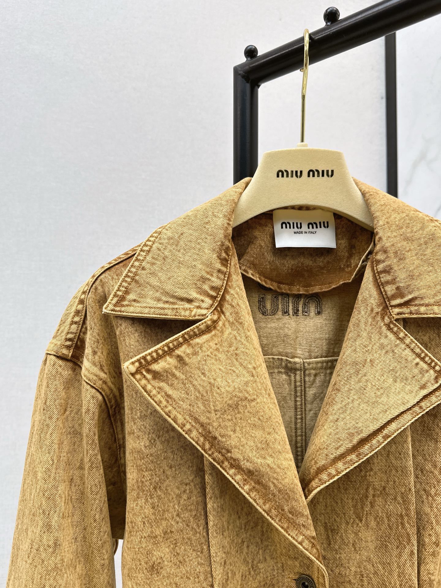 25fw new belt denim jacket