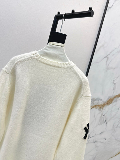 25fw new baseball bear pullover sweater