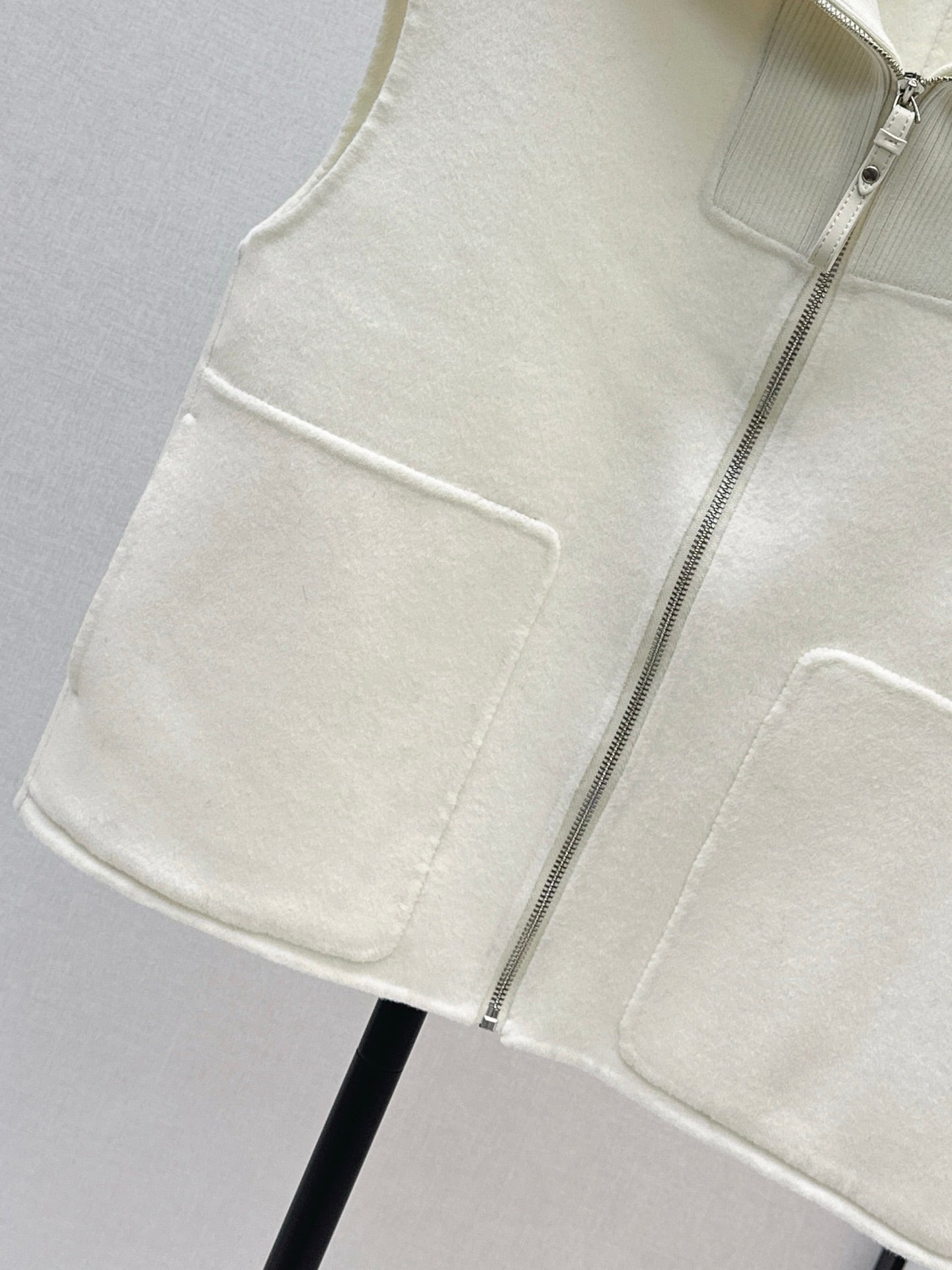 25fw new lapel stitching wool vest