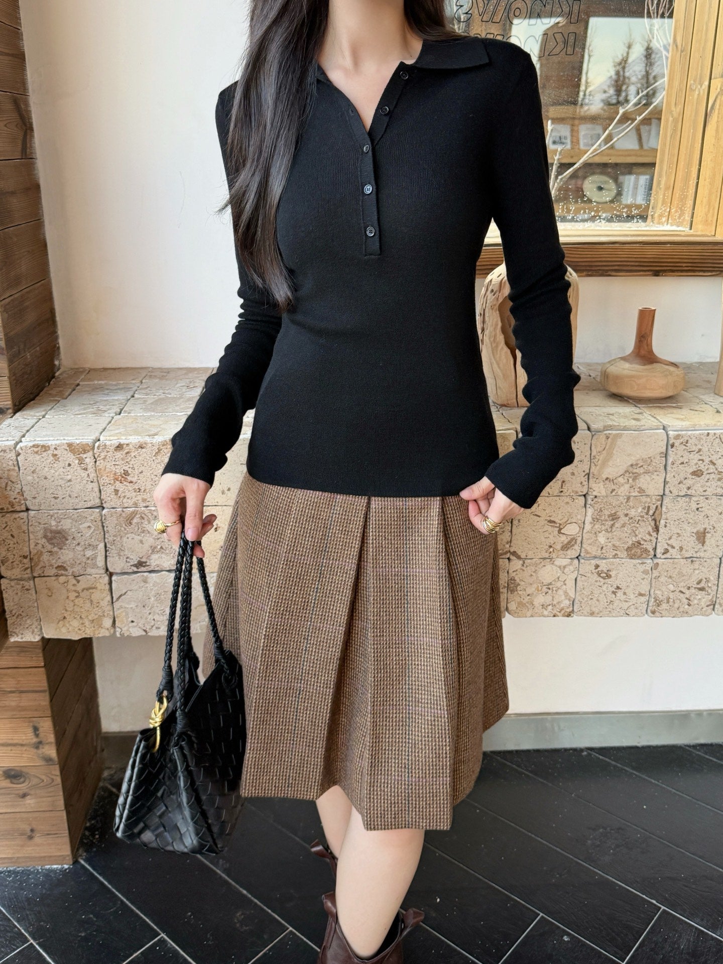 25fw new lapel long sleeve