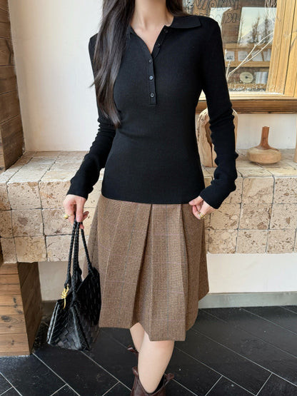 25fw new lapel long sleeve