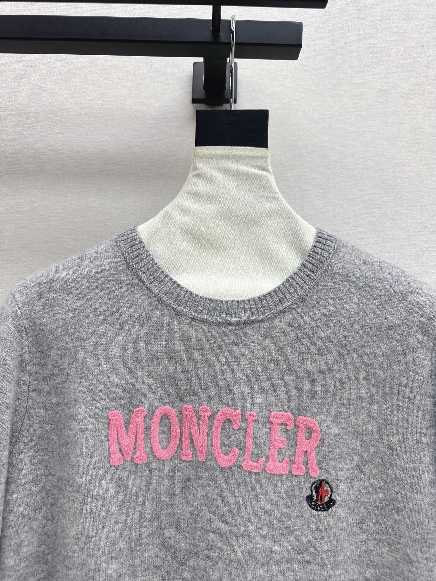 25fw new embroidery knitted short sleeves