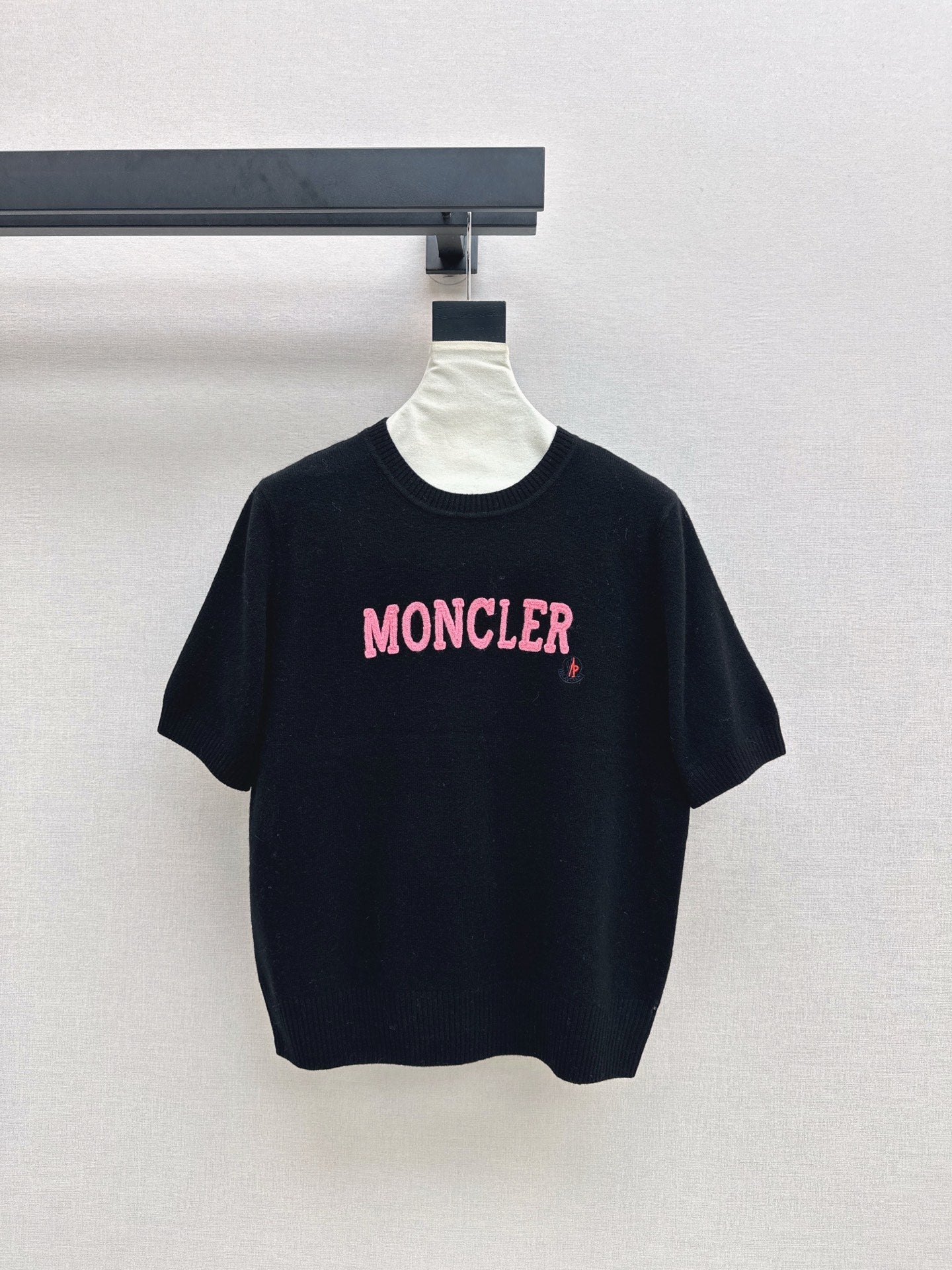 25fw new embroidery knitted short sleeves