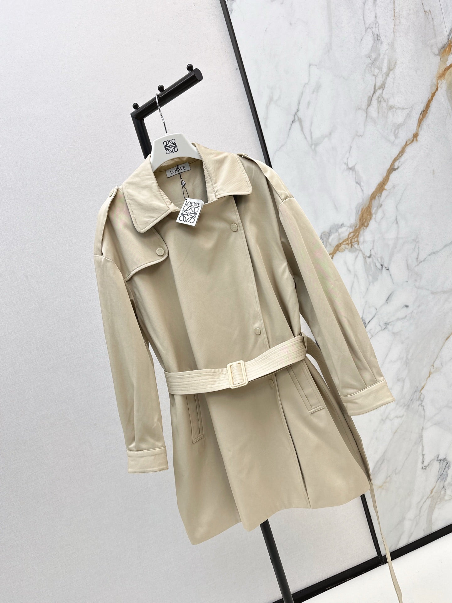 25fw new mid-length windbreaker jacket