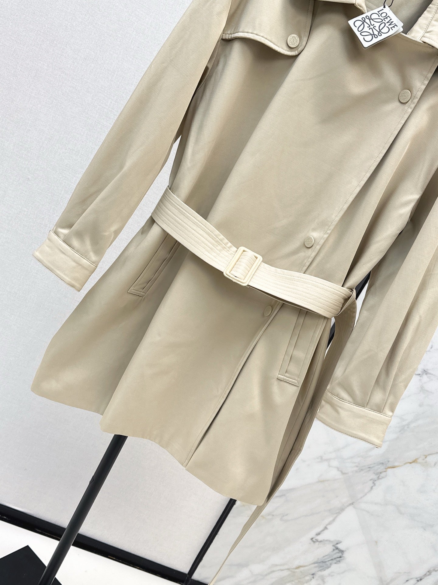 25fw new mid-length windbreaker jacket