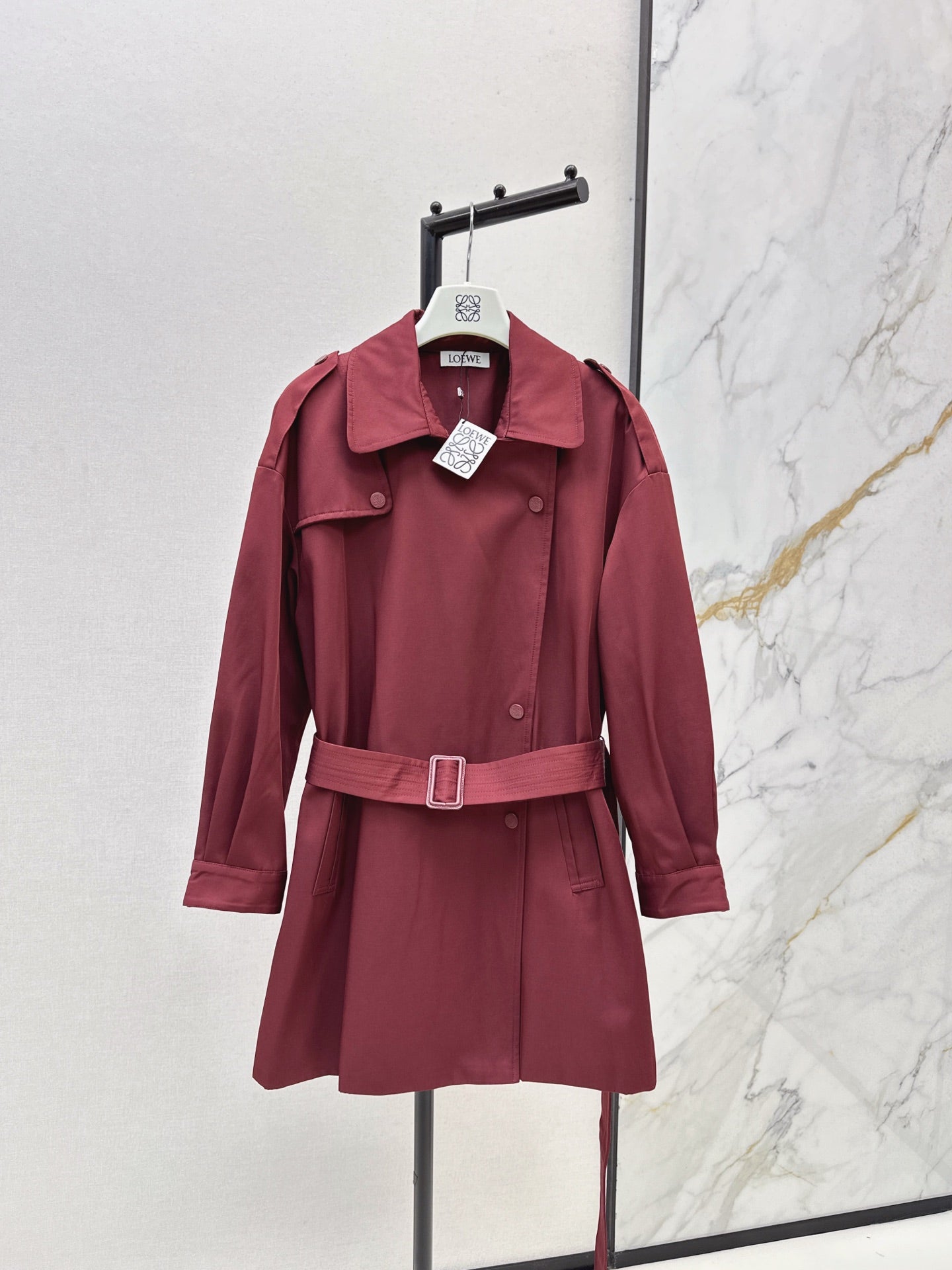 25fw new mid-length windbreaker jacket