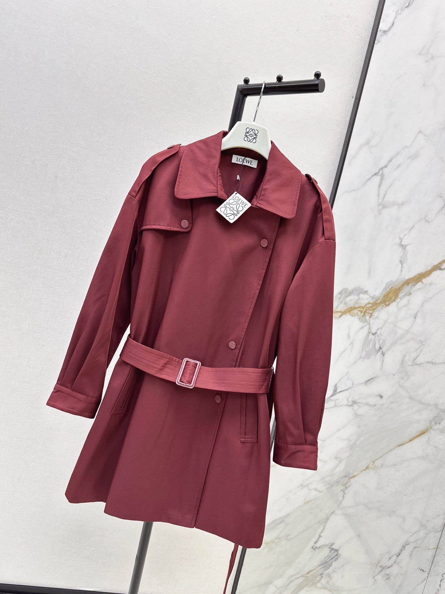 25fw new mid-length windbreaker jacket