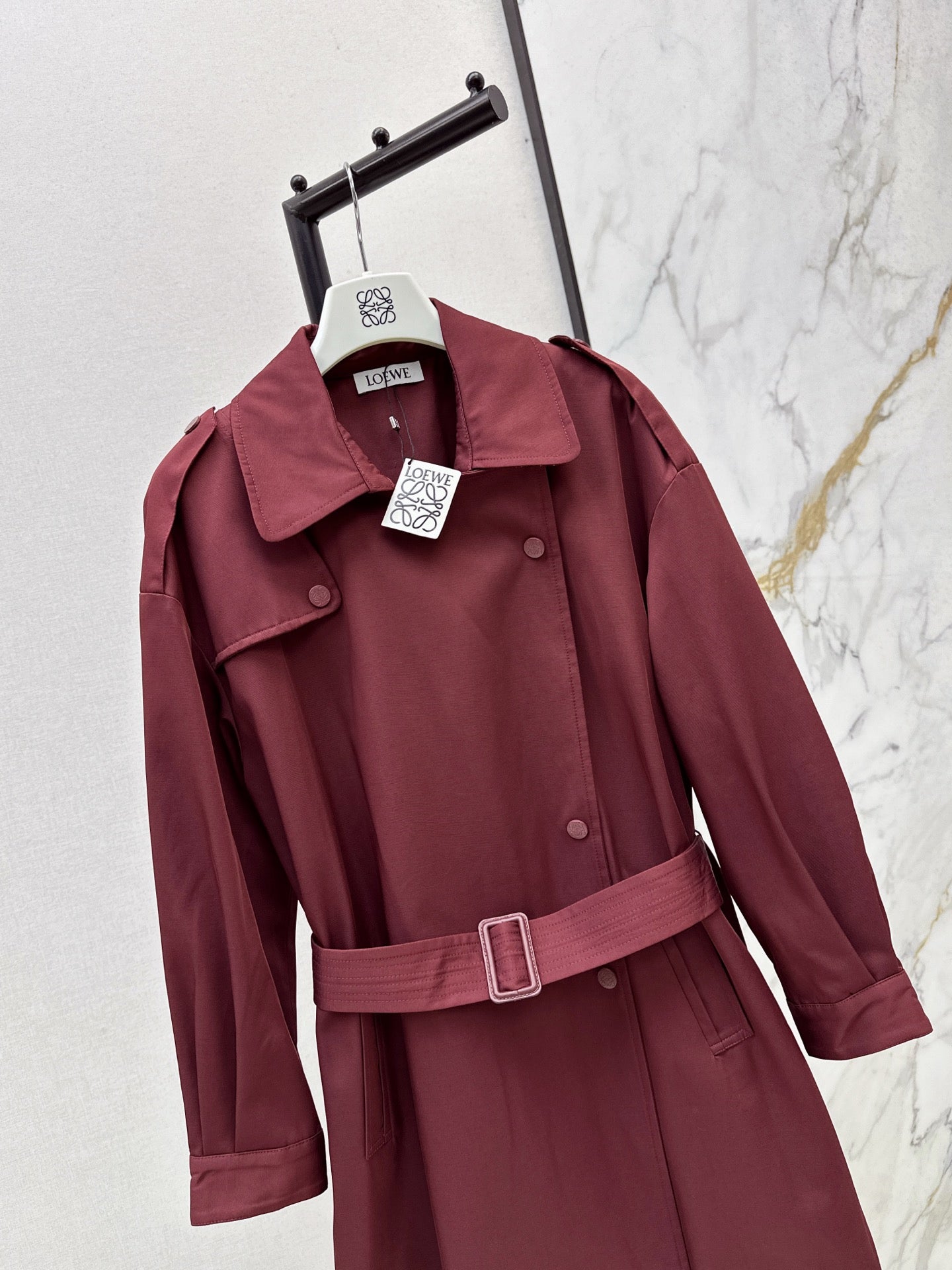 25fw new mid-length windbreaker jacket