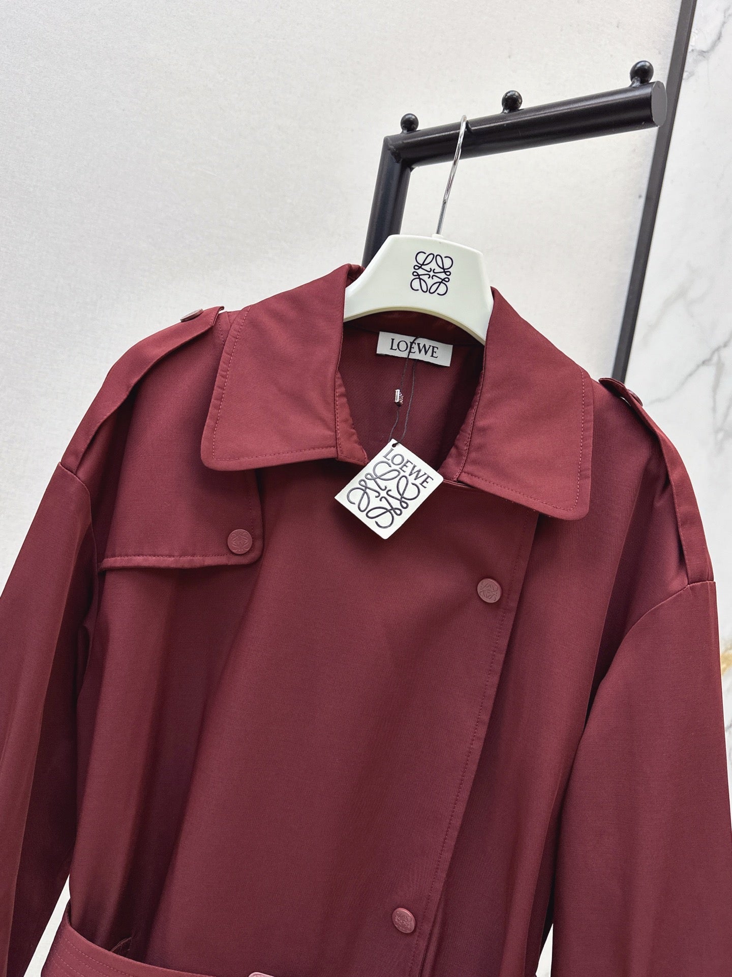 25fw new mid-length windbreaker jacket