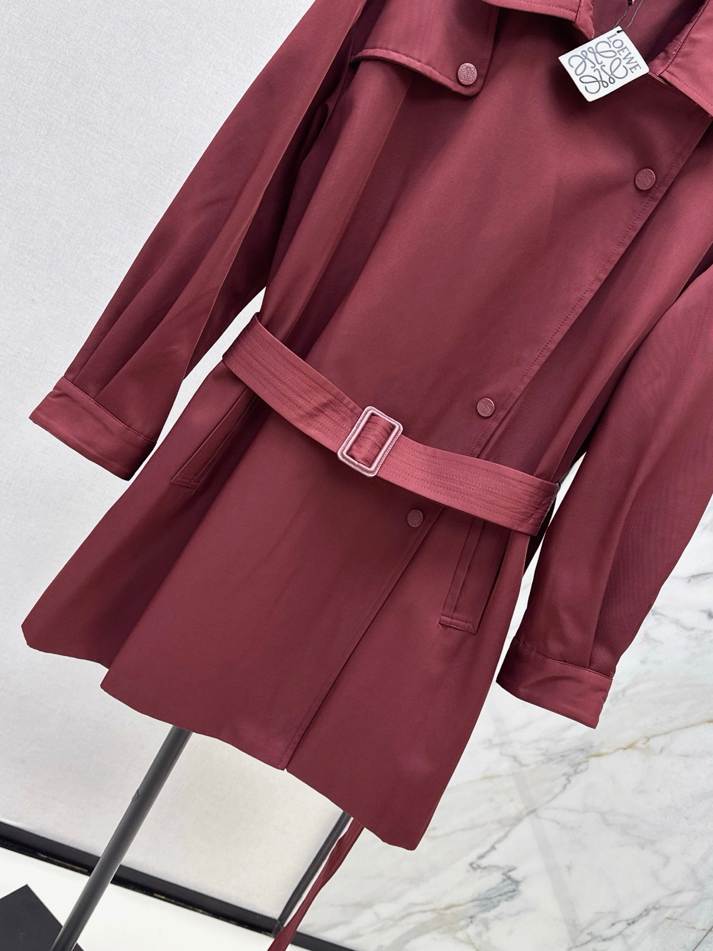 25fw new mid-length windbreaker jacket